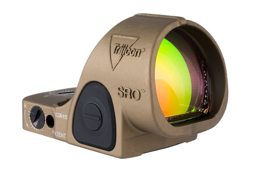 Trijicon SRO 1.0 MOA Red Dot with Adjustable LED Coyote Brown Anodized